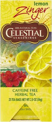 Celestial Seasonings - Tea, Herbal Lemon Zinger, 25/Box - First Tool & Supply