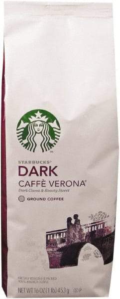 Starbucks - Coffee, Verona, Ground, 1 Lb Bag - First Tool & Supply