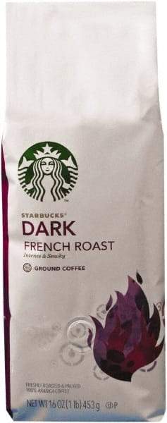 Starbucks - Coffee, French Roast, Ground, 1 Lb Bag - First Tool & Supply