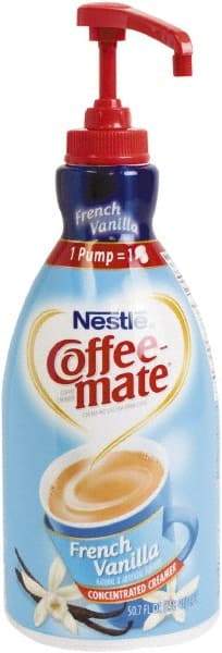 Coffee-Mate - Liquid Coffee Creamer, French Vanilla, 1500mL Pump Bottle - First Tool & Supply