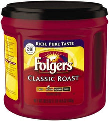 Folgers - Coffee, Classic Roast, Ground, 30.5 oz Canister - First Tool & Supply