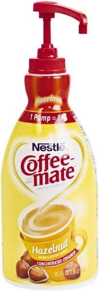 Coffee-Mate - Liquid Coffee Creamer, Hazelnut, 1.5 Liter Pump Bottle, 2/Carton - First Tool & Supply