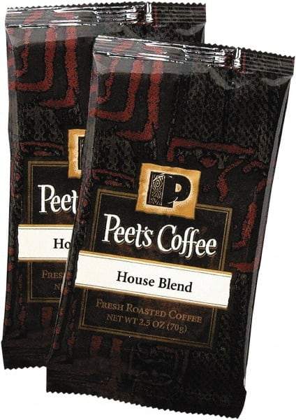 Peet's Coffee & Tea - Coffee Portion Packs, House Blend, 2.5 oz Frack Pack, 18/Box - First Tool & Supply