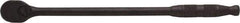 Proto - 3/8" Drive Pear Head Ratchet - Black Oxide Finish, 13" OAL, 90 Gear Teeth, Long Arm Handle, Reversible Head - First Tool & Supply