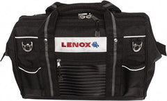 Lenox - 19 Pocket Black Ballistic Polyester Tool Bag - 16" Wide x 10-1/2" Deep x 10-1/2" High - First Tool & Supply