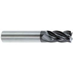 3/8" Dia. - 1-1/4" LOC - 3" OAL - .015-.020 Radius 5 FL Carbide S/E HP End Mill-AlTiN - First Tool & Supply