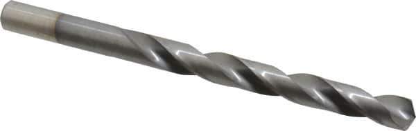 Chicago-Latrobe - 23/64" 135° High Speed Steel Jobber Drill - TiCN Finish, Right Hand Cut, Spiral Flute, Straight Shank, 4-7/8" OAL, Split Point - First Tool & Supply