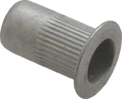 RivetKing - 0.13 to 0.225" Grip, Aluminum Standard Rivet Nut - Uncoated, Countersunk Head - First Tool & Supply