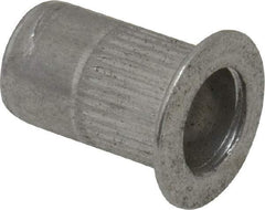 RivetKing - #10-32, 0.02 to 0.13" Grip, 19/64" Drill, Aluminum Standard Rivet Nut - Uncoated, Countersunk Head - First Tool & Supply