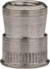 RivetKing - #10-32 UNC, Uncoated, Aluminum Knurled Rivet Nut Inserts - 0.297" to 0.302" Grip, 9/32" Drill Size - First Tool & Supply