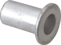 RivetKing - 5/16-18, 0.03 to 0.125" Grip, Aluminum Standard Rivet Nut - Uncoated, Drill Size Letter Z, Round Head - First Tool & Supply