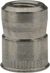 RivetKing - M6x1.00 Metric Coarse, Zinc-Plated, Steel Knurled Rivet Nut Inserts - 0.02" to 0.13" Grip, 3/8" Drill Size - First Tool & Supply