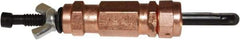 Zephyr Tool Group - 1/4 Drill 1/4" Pin Diam, Copper Cleco Wing Nut Fastener - Standard Length, 0 to 1" Grip - First Tool & Supply