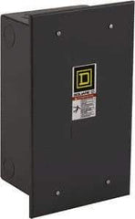 Square D - 1 NEMA Rated, 10 Pole, Electrically Held Lighting Contactor - 20 A (Tungsten), 30 A (Fluorescent), 110 VAC at 50 Hz, 120 VAC at 60 Hz, 10NO Contact Configuration - First Tool & Supply