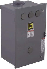 Square D - 3R NEMA Rated, 4 Pole, Electrically Held Lighting Contactor - 20 A (Tungsten), 30 A (Fluorescent), 110 VAC at 50 Hz, 120 VAC at 60 Hz, 4NO Contact Configuration - First Tool & Supply