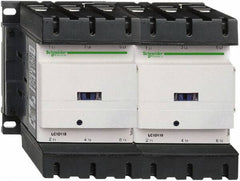 Schneider Electric - 3 Pole, 110 Coil VAC at 50/60 Hz, 115 Amp at 440 VAC, Reversible IEC Contactor - 3 Phase hp: 100 at 575/600 VAC, 30 at 200/208 VAC, 40 at 230/240 VAC, 75 at 460/480 VAC - First Tool & Supply