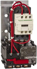 Schneider Electric - 120 Coil VAC, 9 Amp, Nonreversible Open Enclosure NEMA Motor Starter - 3 Phase hp: 1-1/2 at 200 VAC, 1-1/2 at 230 VAC, 2 at 460 VAC, 2 at 575 VAC - First Tool & Supply