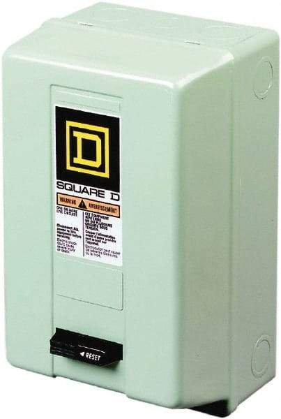 Square D - 3 Pole, 220 Coil VAC at 50 Hz, 240 Coil VAC at 60 Hz, 90 Amp NEMA Contactor - NEMA 1 Enclosure, 50 Hz at 220 VAC and 60 Hz at 240 VAC - First Tool & Supply