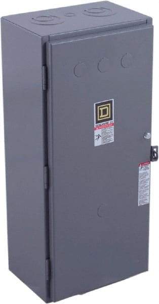 Square D - 1 NEMA Rated, 4 Pole, Electrically Held Lighting Contactor - 100 A (Tungsten), 277 VAC at 60 Hz - First Tool & Supply