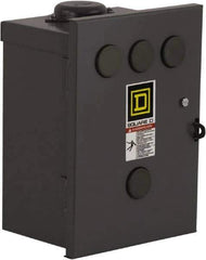 Square D - 3R NEMA Rated, 4 Pole, Electrically Held Lighting Contactor - 30 A (Tungsten), 110 VAC at 50 Hz, 120 VAC at 60 Hz - First Tool & Supply