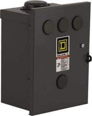 Square D - 3R NEMA Rated, 2 Pole, Electrically Held Lighting Contactor - 30 A (Tungsten), 110 VAC at 50 Hz, 120 VAC at 60 Hz - First Tool & Supply