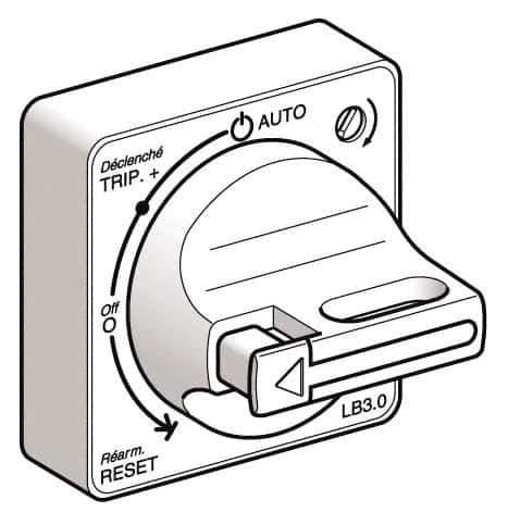 Schneider Electric - Starter Handle Kit - For Use with TeSys U, TySys GV3 - First Tool & Supply