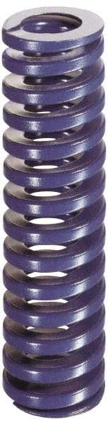 Dayton Lamina - 1-1/4" Hole Diam, 5/8" Rod Diam, 12" Free Length, Blue Die Spring - 9.5 Lb Max Deflection, 4.5" Max Deflection, Medium Duty, Chromium Vanadium Steel - First Tool & Supply