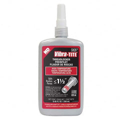 Vibra-Tite - 250 mL Bottle, Red, High Temp/High Strength Threadlocker - First Tool & Supply