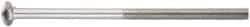 Value Collection - 1/2-13 UNC 8" Length Under Head, Standard Square Neck, Carriage Bolt - 18-8 Stainless Steel, Uncoated - First Tool & Supply