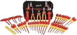 Wiha - 50 Piece Insulated Hand Tool Set - Comes in Canvas Pouch - First Tool & Supply