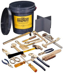 Ampco - 17 Piece Hazmat Response Tool Kit - Comes in Tool Bucket - First Tool & Supply