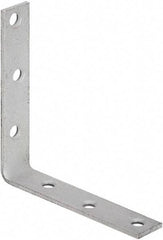 National Mfg. - 5" Long x 1" Wide, Galvanized Steel, Corner Brace - Galvanized - First Tool & Supply