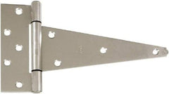 National Mfg. - 6-5/8" Long, Stainless Steel Coated Extra Heavy Duty - 10" Strap Length, 2-9/32" Wide Base - First Tool & Supply