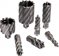 Cleveland Steel Tool - 2-5/16" Diam x 2" Deep Carbide-Tipped Annular Cutter - First Tool & Supply