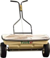 Trynex - 120 Lb Polyethylene Walk Behind Drop Landscape Spreader - 12" Pneumatic Wheels - First Tool & Supply