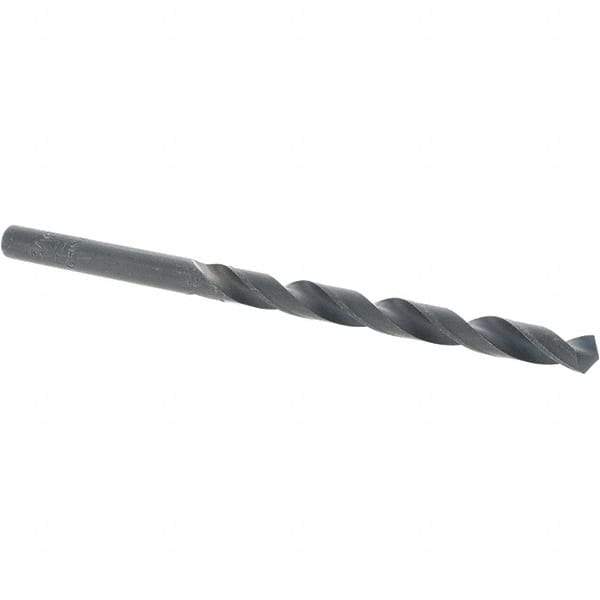 Cle-Force - 3/16" 118° High Speed Steel Jobber Drill - Oxide Finish, Right Hand Cut, Spiral Flute, Straight Shank, 3-1/2" OAL, Standard Point - First Tool & Supply