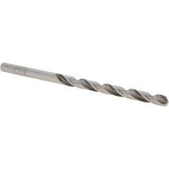 Cle-Force - 5/32" 118° High Speed Steel Jobber Drill - Bright Finish, Right Hand Cut, Spiral Flute, Straight Shank, 3-1/8" OAL, Standard Point - First Tool & Supply