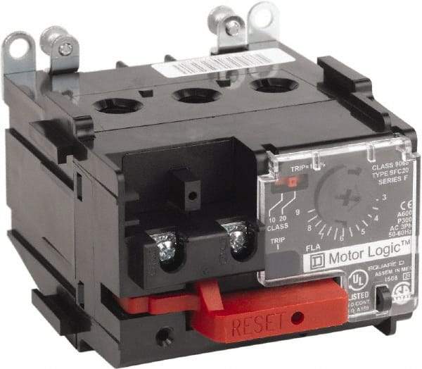 Square D - NEMA Size 00, 600 VAC, Thermal NEMA Overload Relay - For Use with Motor Logic - First Tool & Supply