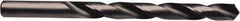 Irwin - 4mm 135° High Speed Steel Jobber Drill - Oxide Finish, Right Hand Cut, Spiral Flute, Straight Shank, 3-1/4" OAL, Split Point - First Tool & Supply