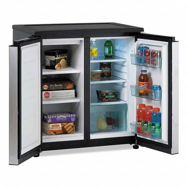 Avanti - Refrigerators Capacity: 5.5 Cu Ft Color: Black; Platinum - First Tool & Supply