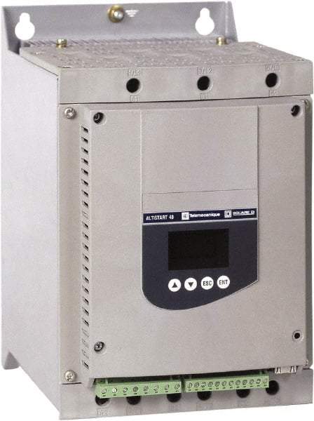 Schneider Electric - 47 Amp, 208 to 690 Coil VAC, Enclosed IEC Motor Starter - 1 Phase Hp: 15 at 230 Volt, 3 Phase Hp: 30 at 460 Volt, 40 at 575 Volt - First Tool & Supply