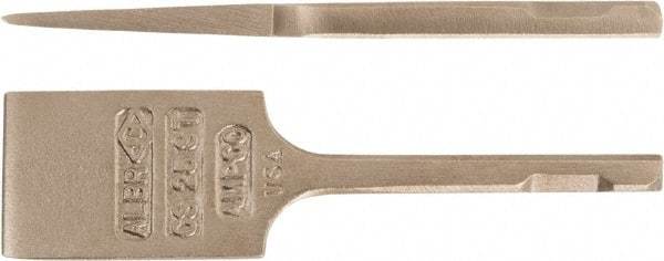 Ampco - 2" Head Width, 7-3/4" OAL, 5/8" Shank Diam, Scaling Chisel - Square Drive, Square Shank - First Tool & Supply