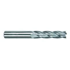 3/8 Dia. x 2-1/2 Overall Length 4-Flute Square End Solid Carbide SE End Mill-Round Shank-Center Cut-TiCN - First Tool & Supply