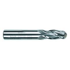 1/4 Dia. x 3 Overall Length 2-Flute Square End Solid Carbide SE End Mill-Round Shank-Center Cut-TiAlN - First Tool & Supply