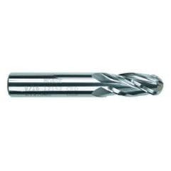 3/16 Dia. x 2-1/2 Overall Length 2-Flute Square End Solid Carbide SE End Mill-Round Shank-Center Cut-TiAlN - First Tool & Supply