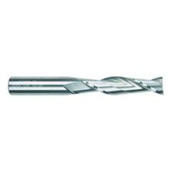 1/4 Dia. x 3 Overall Length 2-Flute Square End Solid Carbide SE End Mill-Round Shank-Center Cut-Uncoated - First Tool & Supply