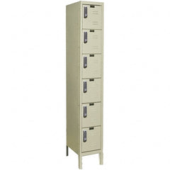 Hallowell - 6 Door, 6 Tier, Electronic Access Lockers - First Tool & Supply