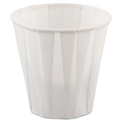 Paper Medical & Dental Treated Cups, 3.5 oz, White, 100/Bag, 50 Bags/Carton White