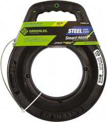 Greenlee - 250 Ft. Long x 1/8 Inch Wide, Steel Fish Tape - Includes Case - First Tool & Supply