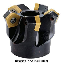 Kennametal - 125mm Cut Diam, 40mm Arbor Hole, 5.5mm Max Depth of Cut, 54° Indexable Chamfer & Angle Face Mill - 8 Inserts, PD.X 1204... Insert, 8 Flutes, Series KMS - First Tool & Supply